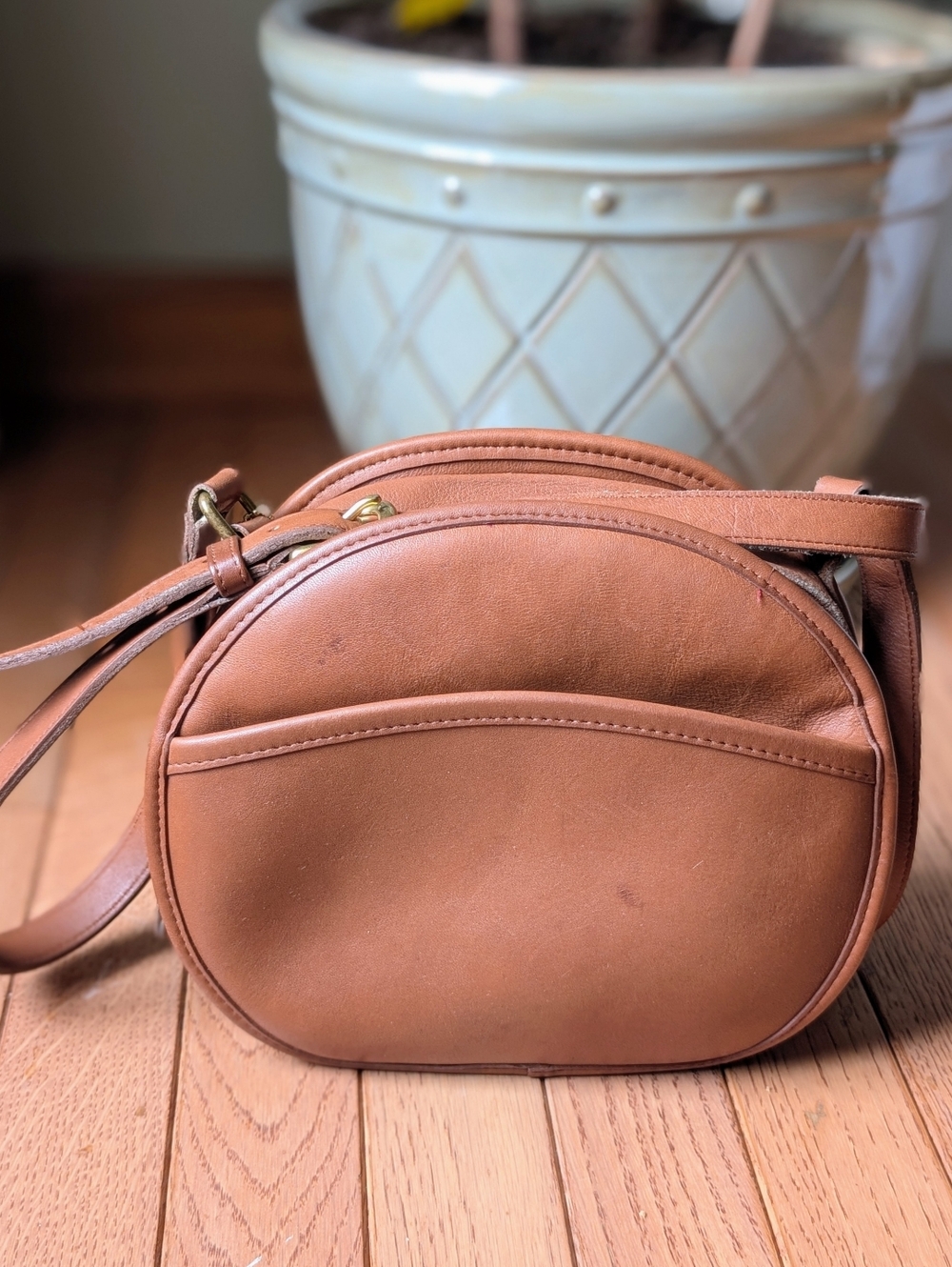 Vintage Coach Canteen Style Bag Chester #9901 British Tan